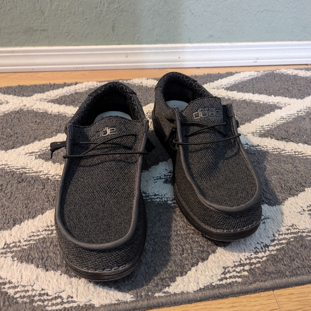 Hey Dude Mens Wally Sox Size 12 Black